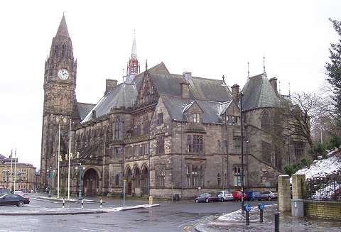 Rochdale Town Hall Wandering into the town centre, we find Rochdale's 
